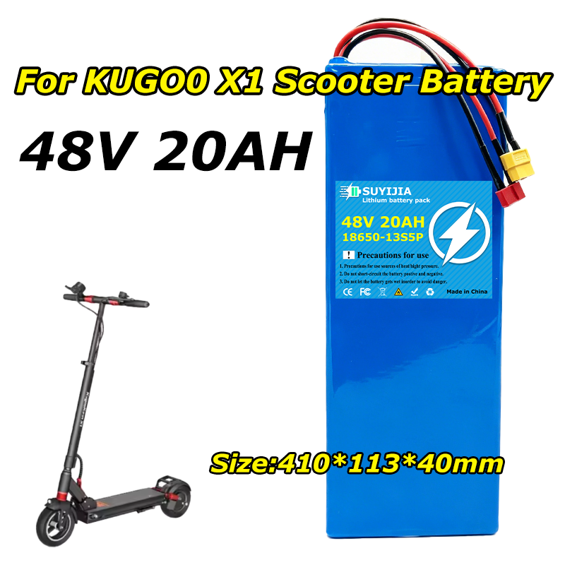 60V 30Ah Electric Scooter Battery - 48V 20Ah 13S5P Li-ion Battery Pack