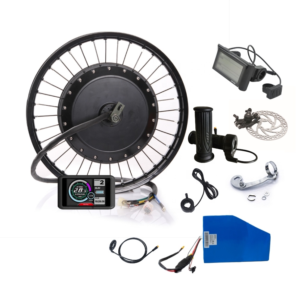 Big Torque Electric Bicycle Bi - Electric Motorcycle Conversion Kit 72V ulasan dan harga